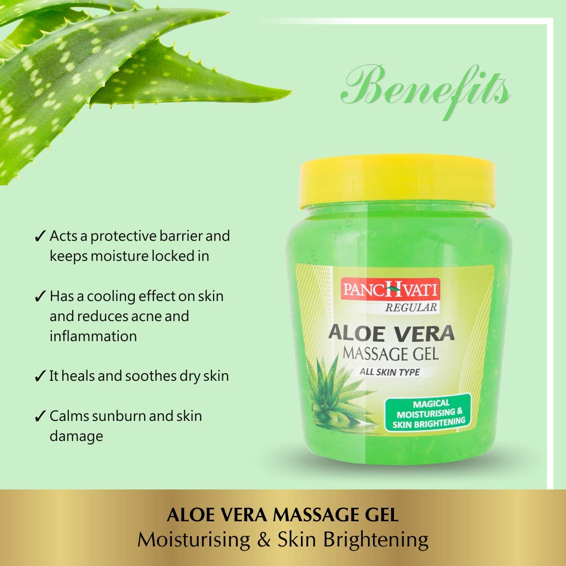 Aloevera Massage gel 500 Gm (Pack of-2)
