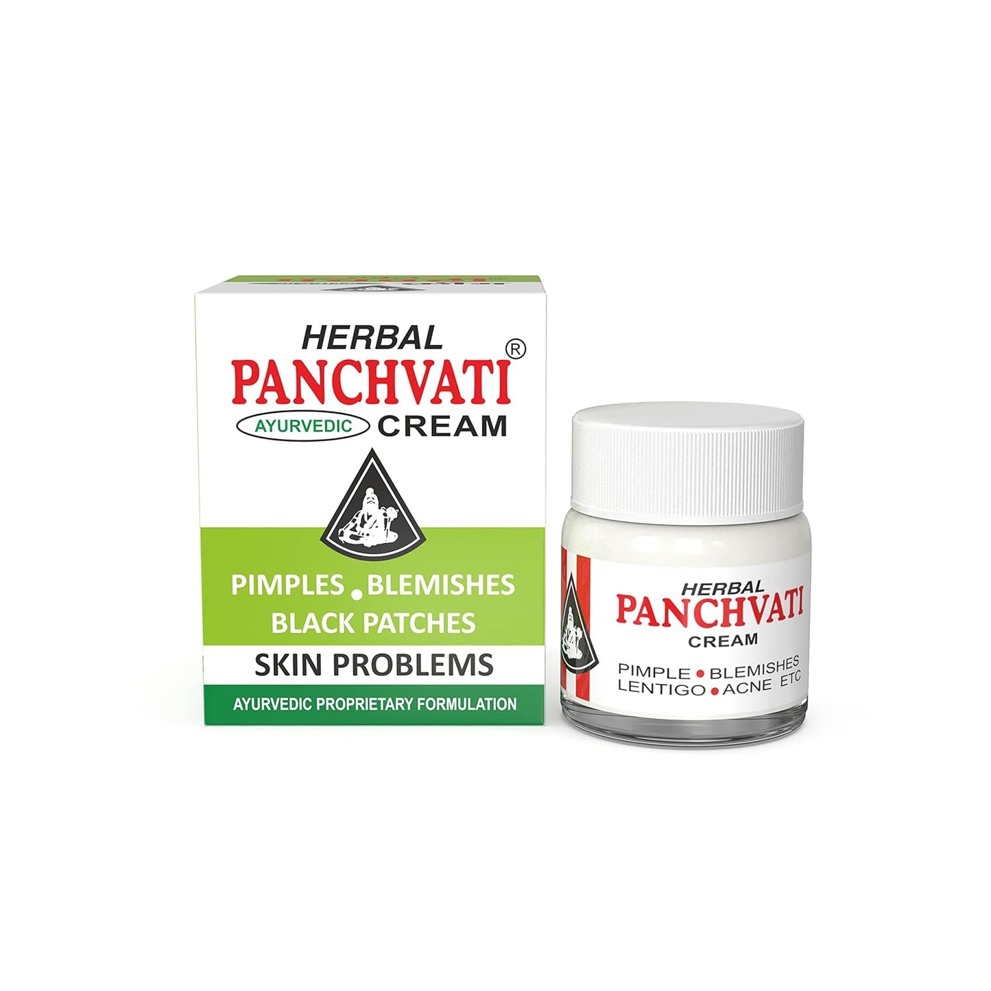 Herbal Panchvati Ayurvedic Face Cream-Glowing Skin for Men & Women (Pack Of 2)