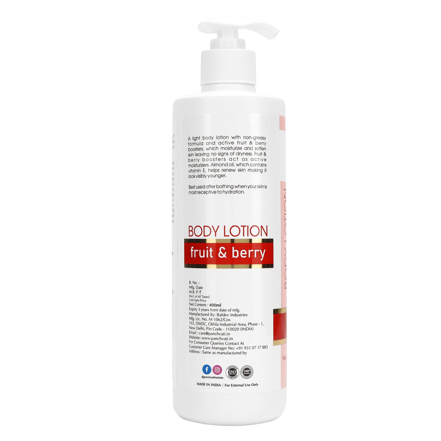 Fruits & Berry Body Lotion 400 Ml