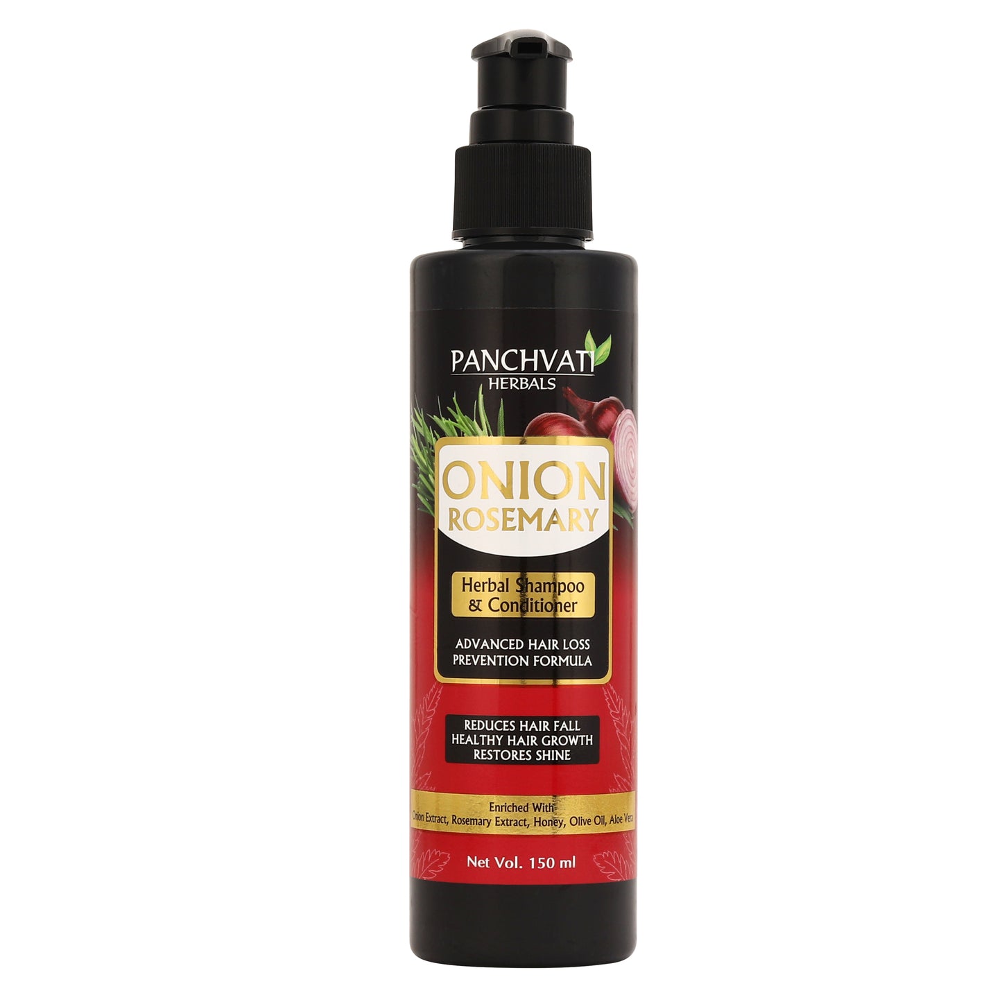 Hair Combo Of Onion Rosemary Shampoo with Onion Oil