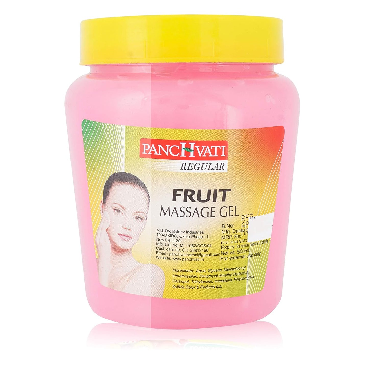 Fruit Massage gel 500 Gm (Pack of-2)