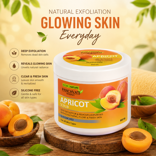 Regular Apricot Scrub for Better Skin Tone & Removing Wrinkles(800 Ml)