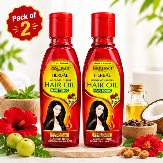 Herbal Hair Tonic Oil - 100ml (Pack of-2)