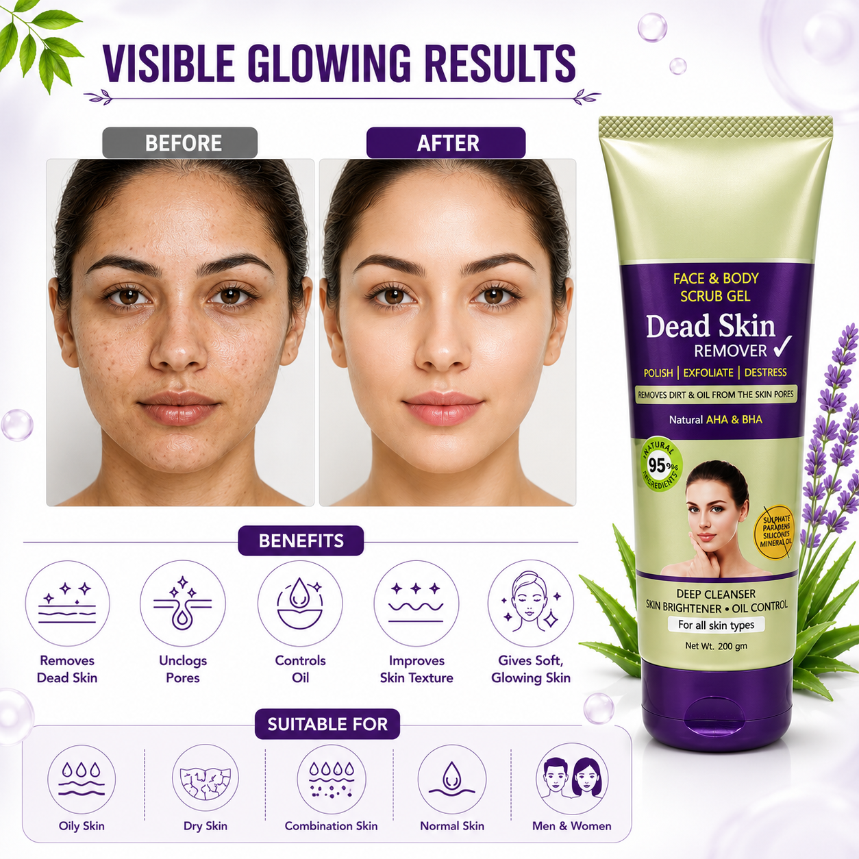 Dead Skin Remover: Powerful Exfoliator for Glowing Skin