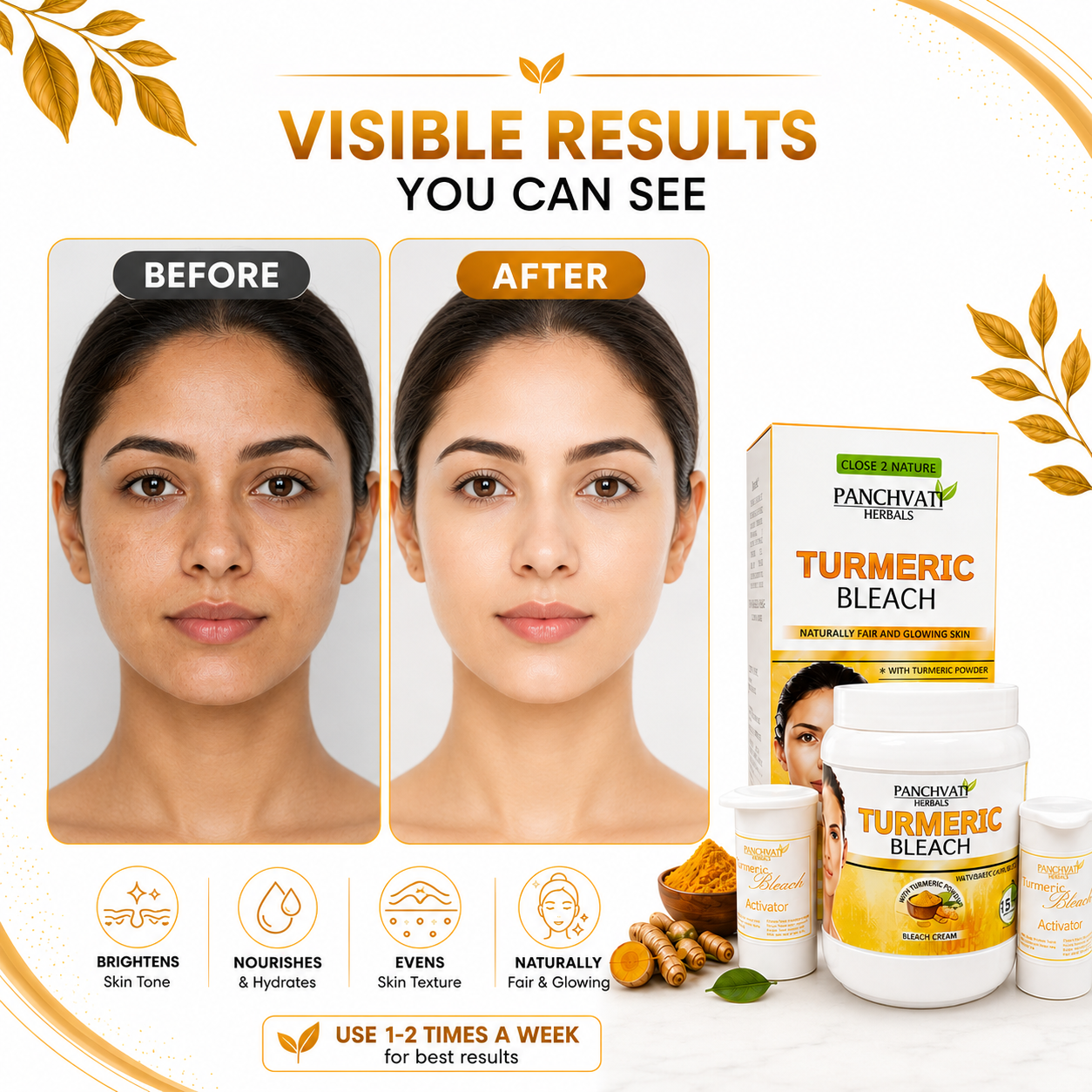 Turmeric Bleach 900 Gm