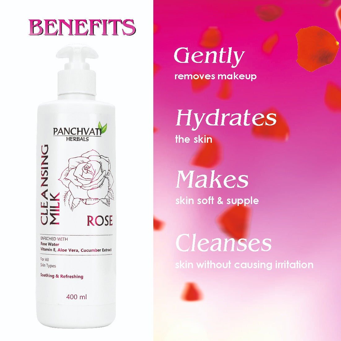 Rose Cleansing Milk 150ml (Pack Of-2)