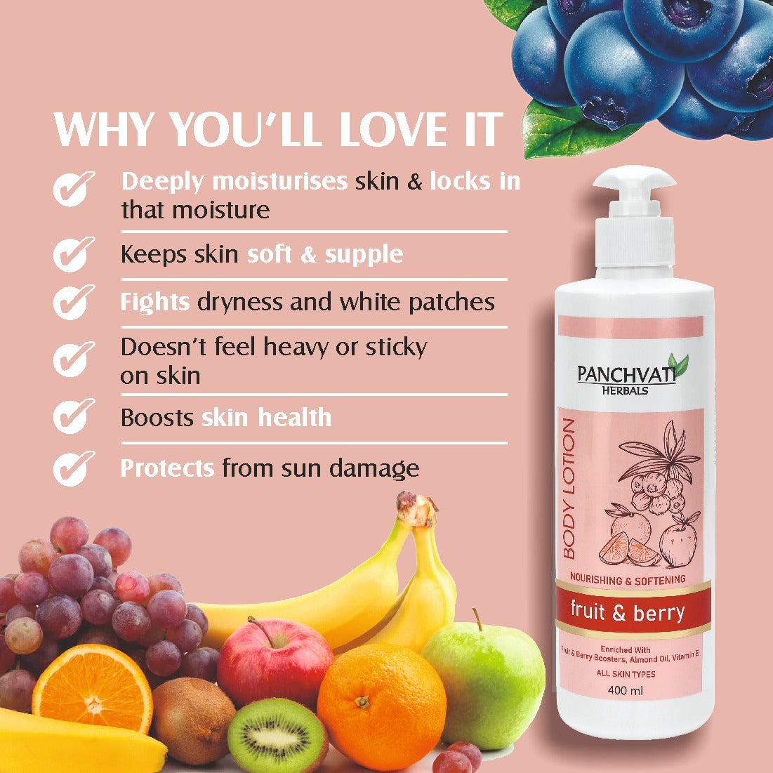 Fruits & Berry Body Lotion 400 Ml