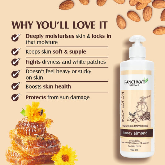 Honey Almond Body Lotion 400 Ml