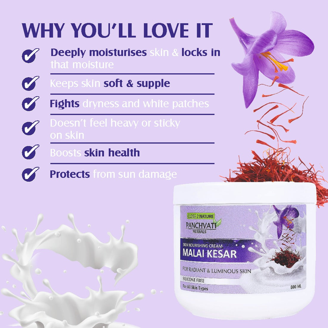 Malai Kesar Skin Nourishing Cream