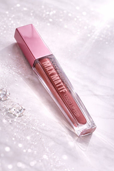 Max Matte Liquid Lipstick – Long Lasting Waterproof Nude Pink Shade, Smudge-Proof & Transfer-Proof
