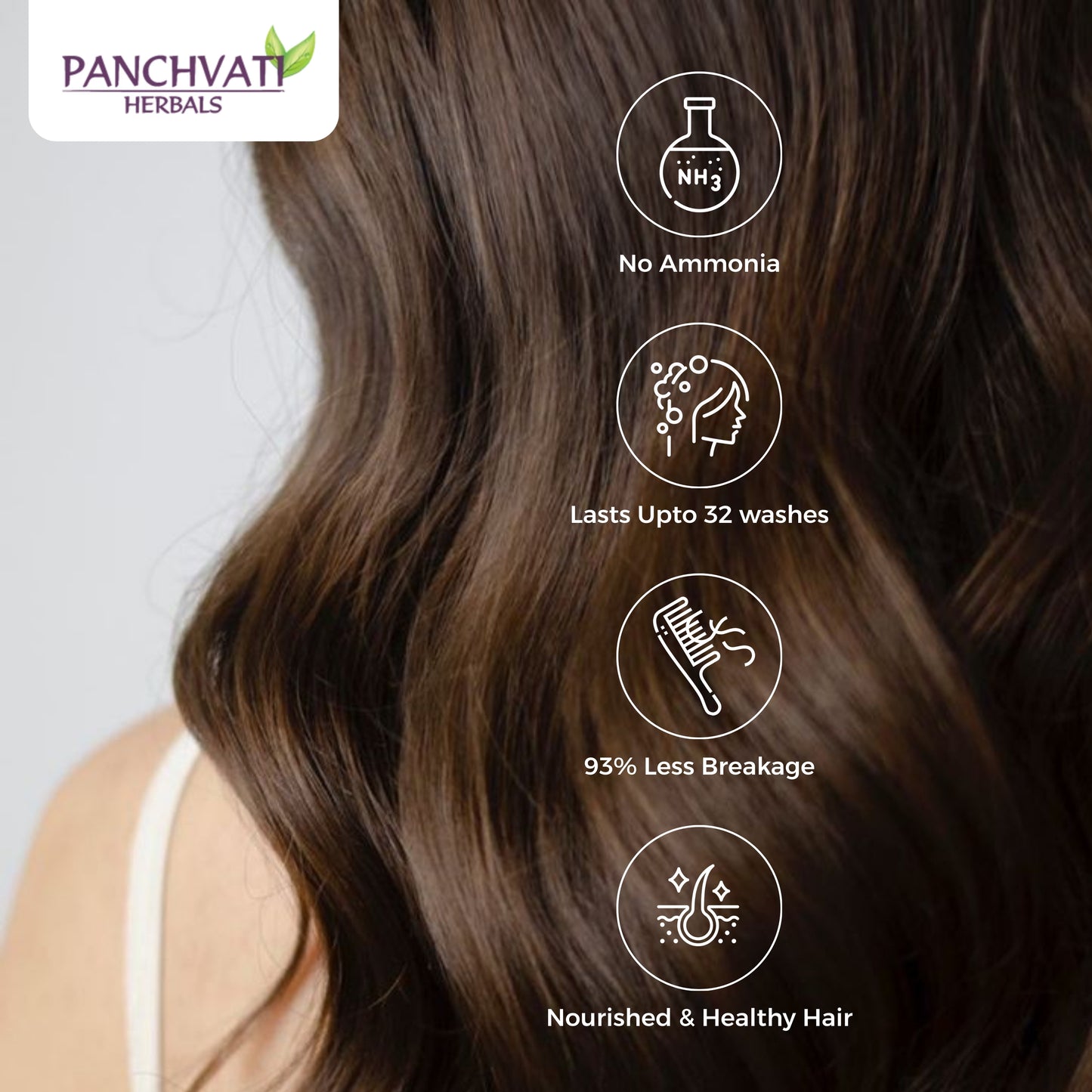 Fruit Vinegar Black Hair Color Gel |  100% Grey Coverage | 25ml × 10 Pouch= 250 ml