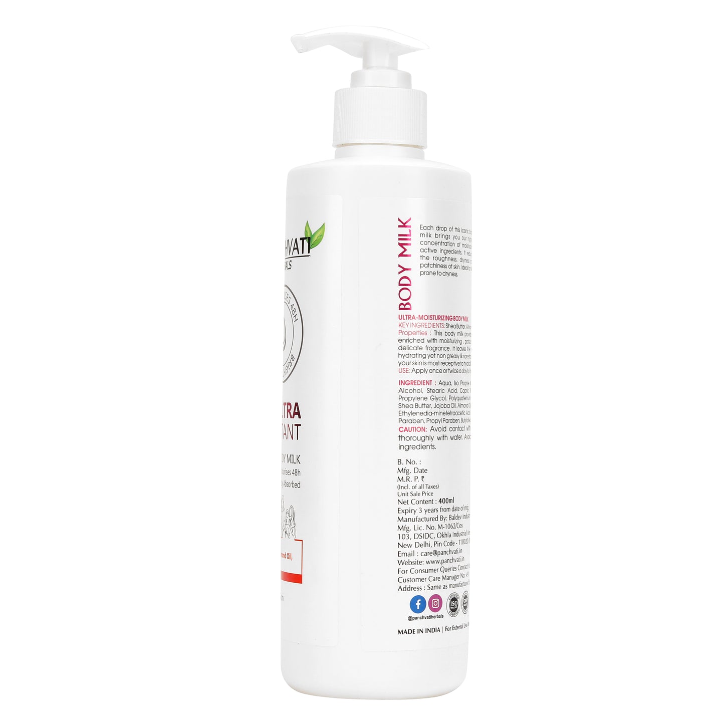 Ultra Hydratant Body Milk 400ml