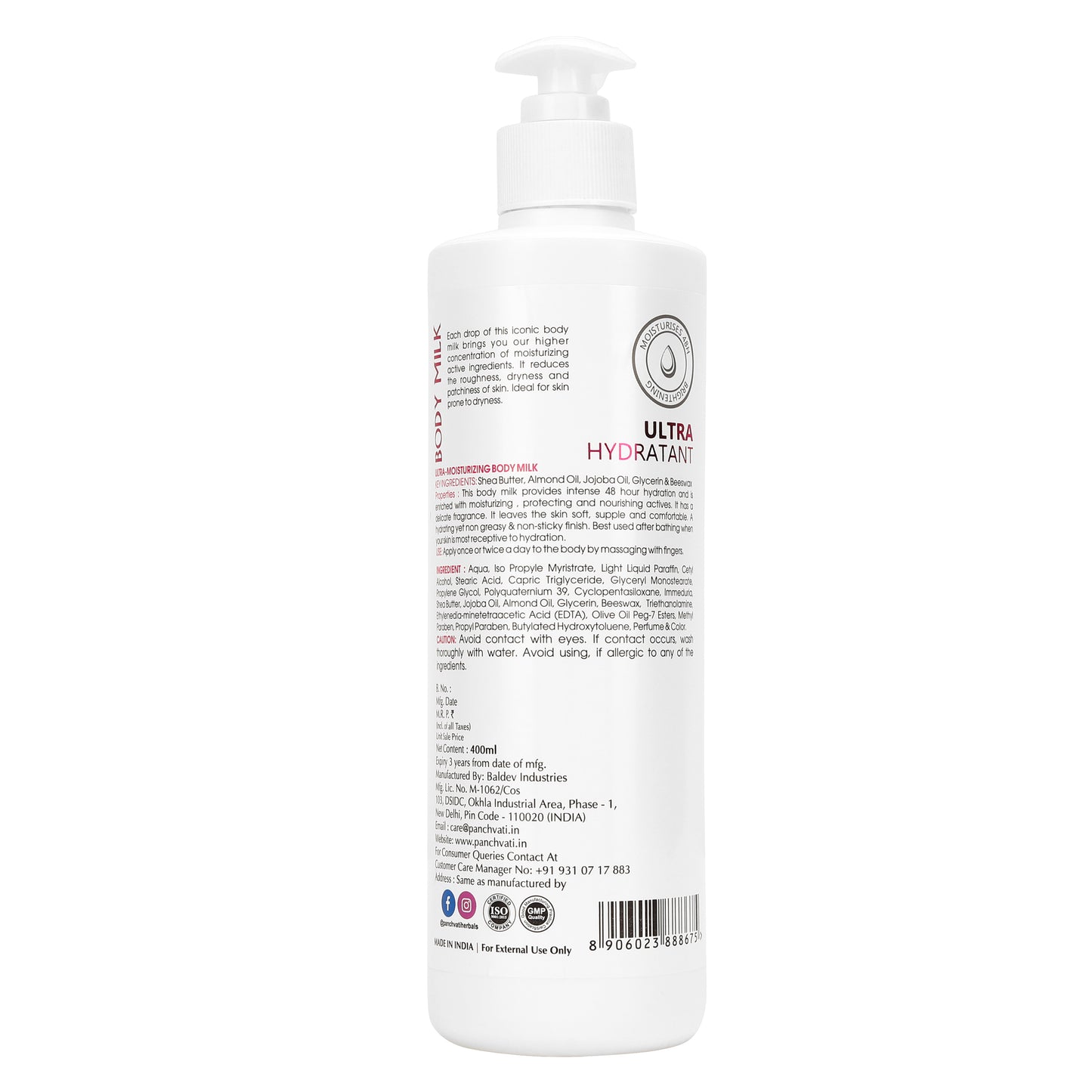 Ultra Hydratant Body Milk 400ml