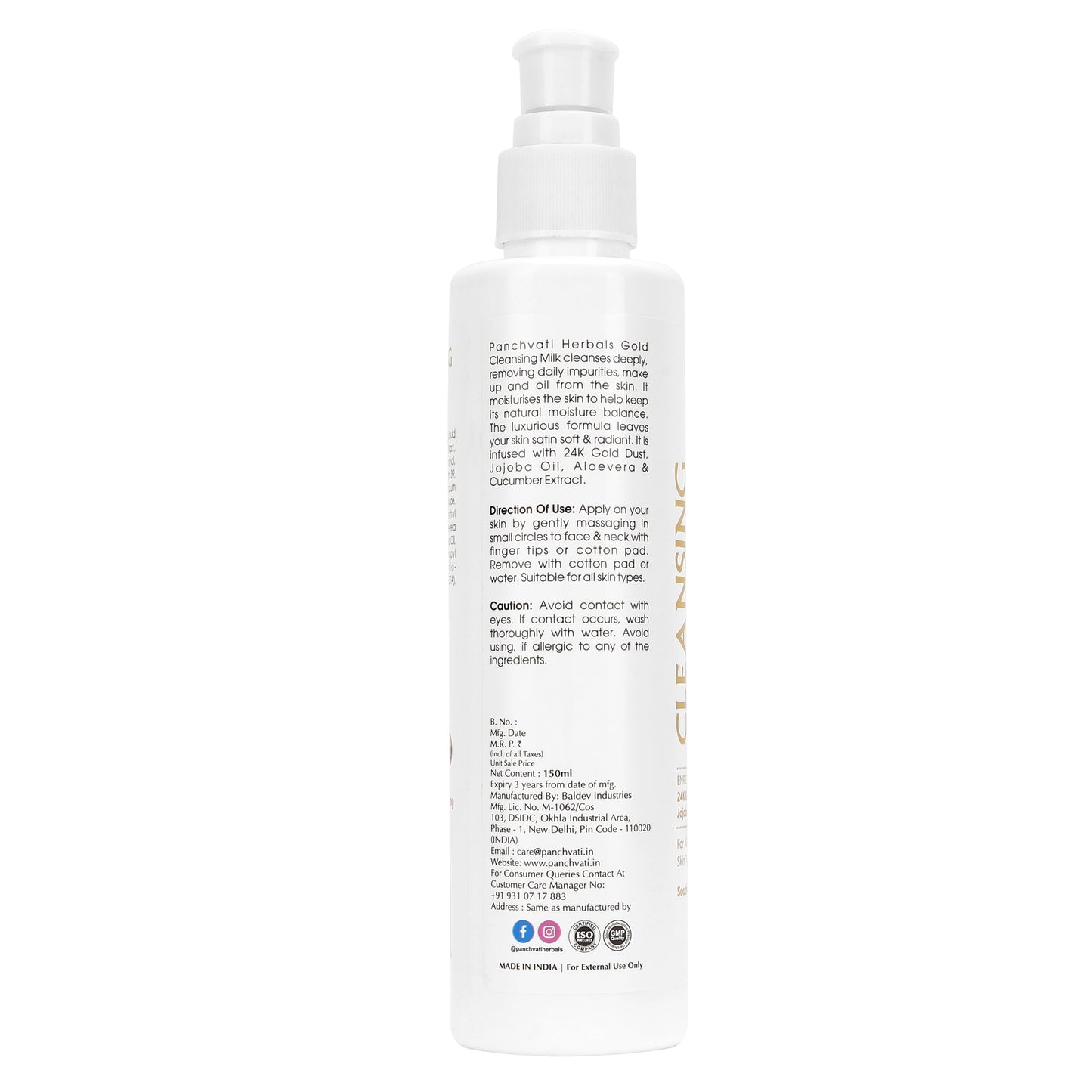 Gold Cleansing Milk 150ml