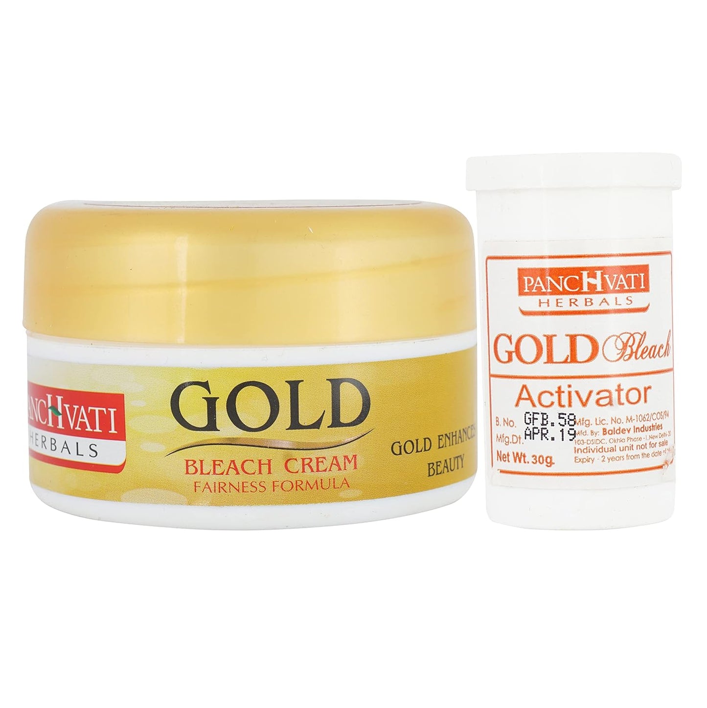 Gold Bleach Cream 200 Gm (Pack of-2)