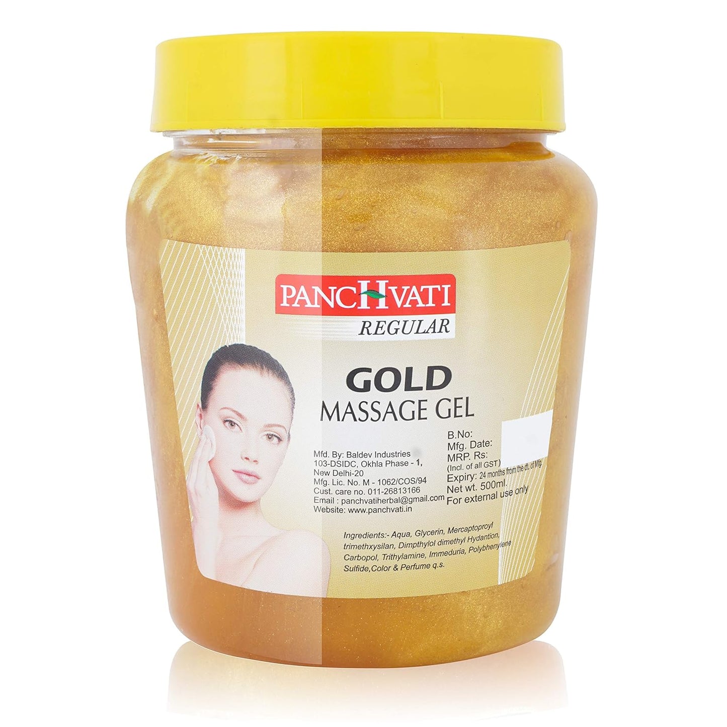 Gold Massage gel 500 Gm (Pack of-2)