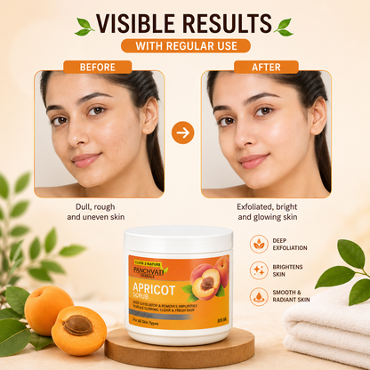 Regular Apricot Scrub for Better Skin Tone & Removing Wrinkles(800 Ml)