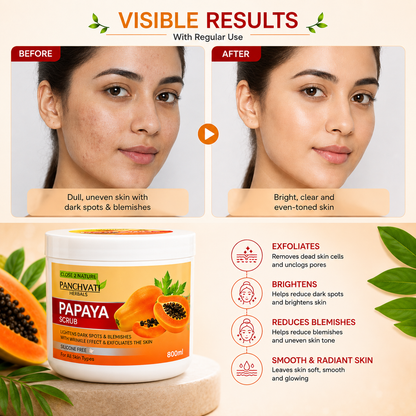 Regular papaya Scrub (800 Ml)