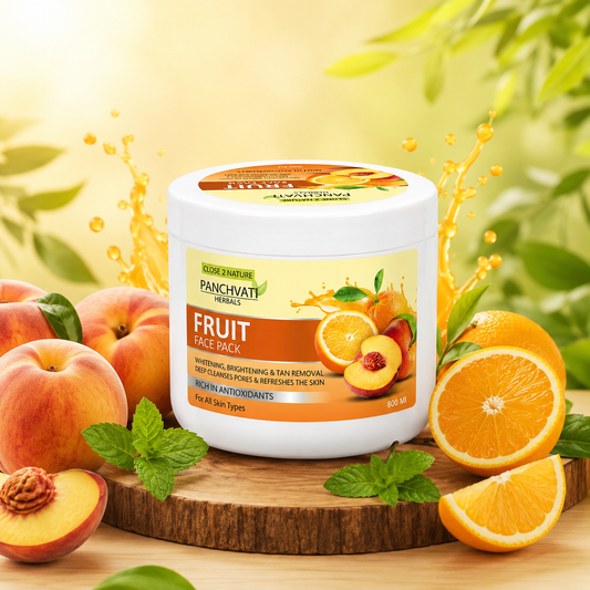 Panchvati Herbals Fruit Face Pack for Skin Brightening, Tan Removal & Glowing Skin – 800 ML