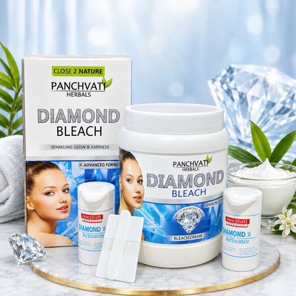 Panchvati Herbals Diamond Bleach Cream | Instant Glow & Even Skin Tone | Advanced Formula | 900 g