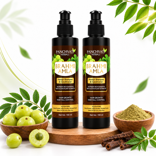 Brahmi Amla Herbal Shampoo 150 gm (Pack Of-2)