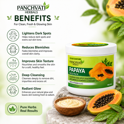 Papaya Face Pack 800 ml