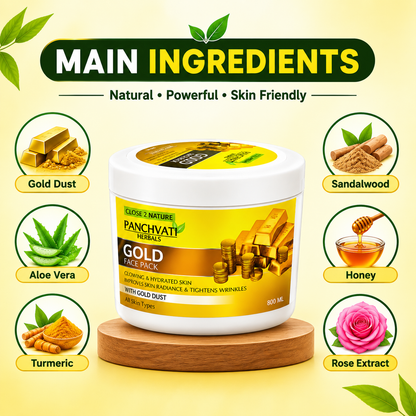 Gold Face Pack 800 ml