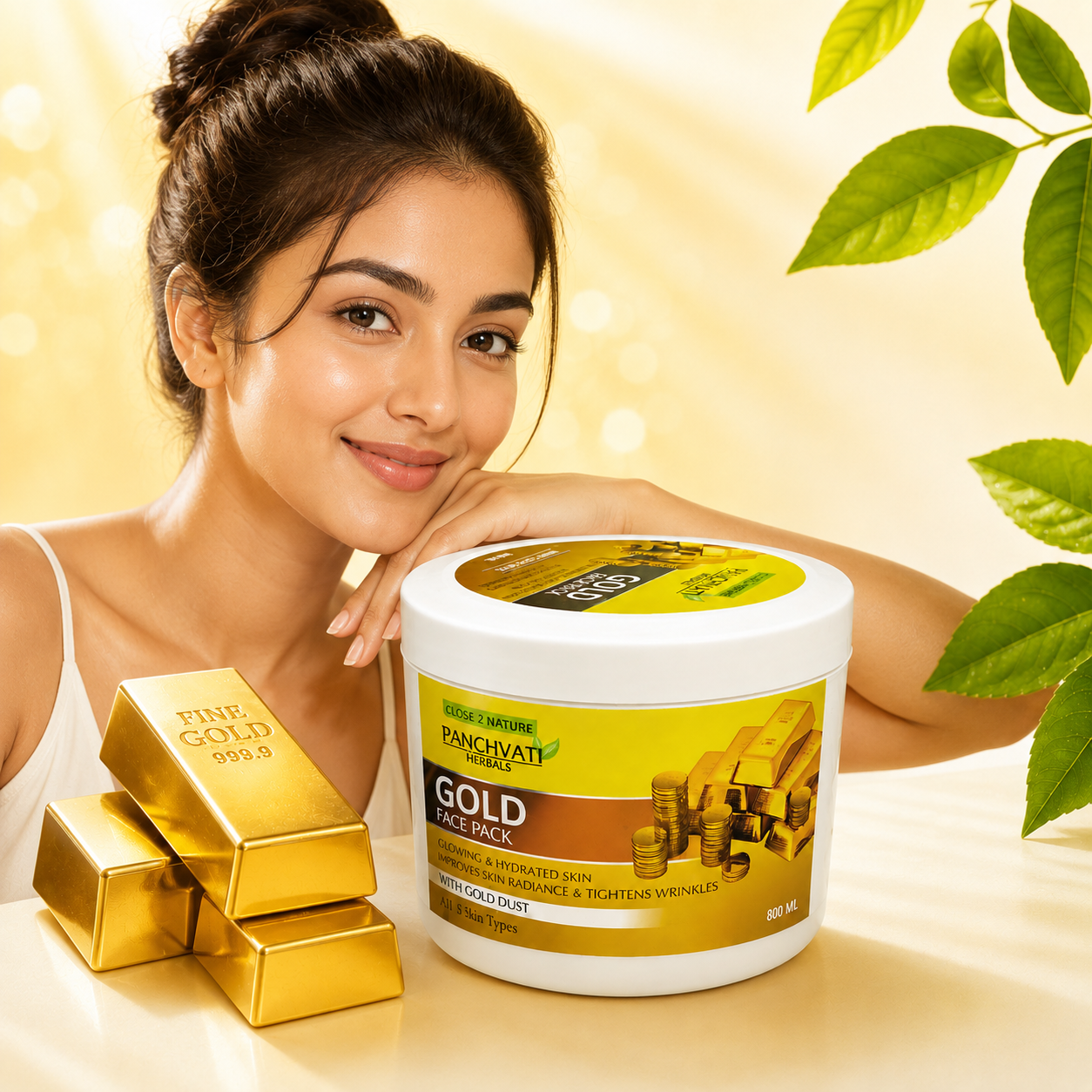 Gold Face Pack 800 ml