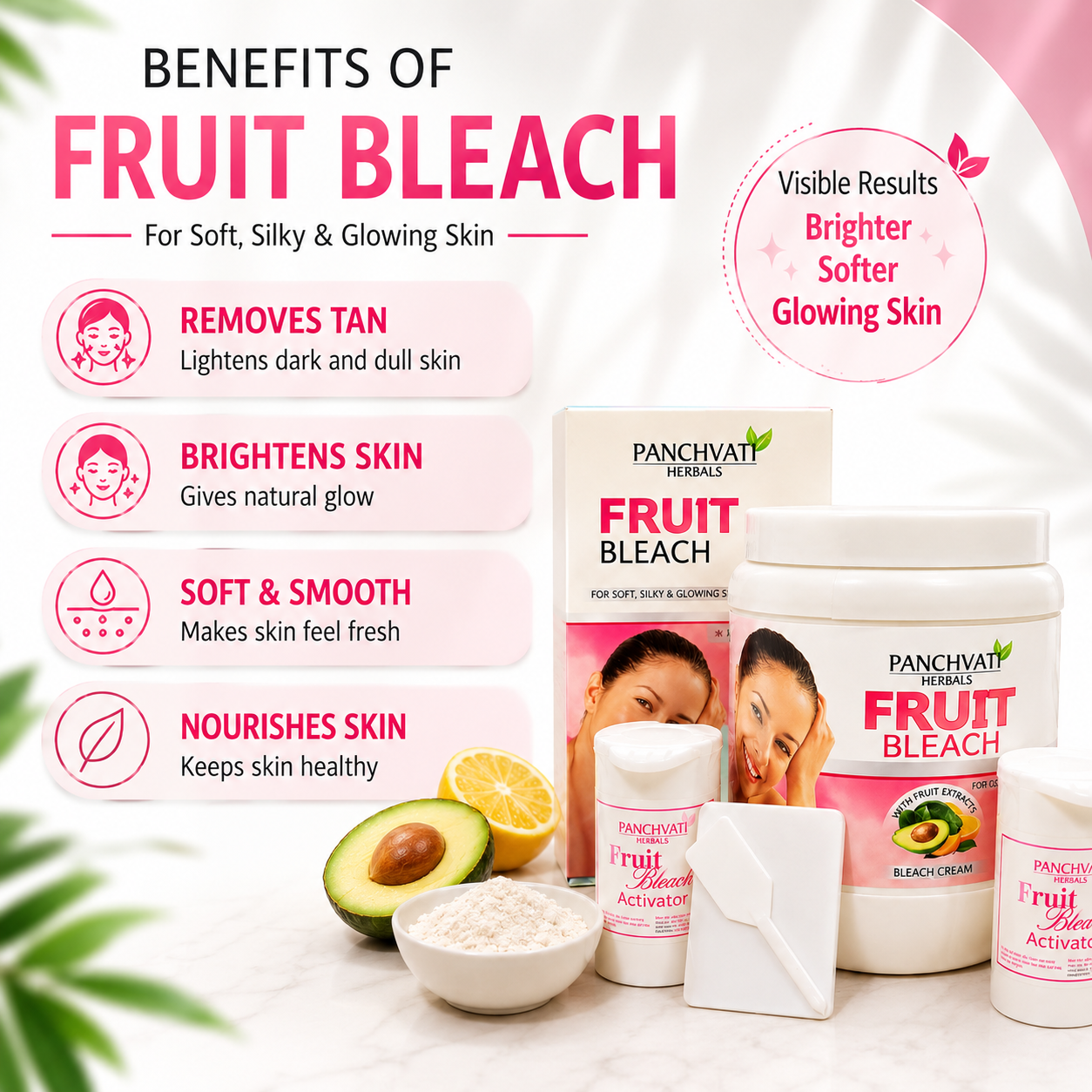 Fruit Bleach For All Skin Type - 900 Gm