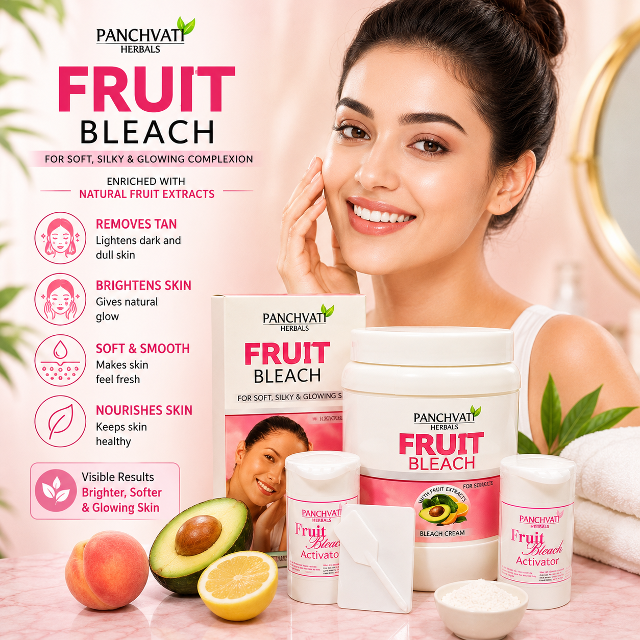 Fruit Bleach For All Skin Type - 900 Gm