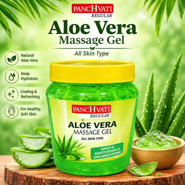 Panchvati Regular Aloe Vera Massage Gel, 500 ml Each, Total 1000 ml, Pack of 2