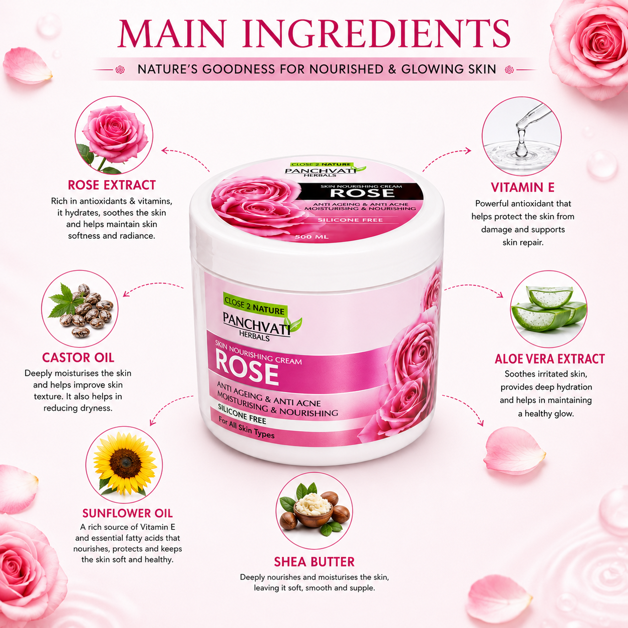 Rose Skin Nourishing Cream
