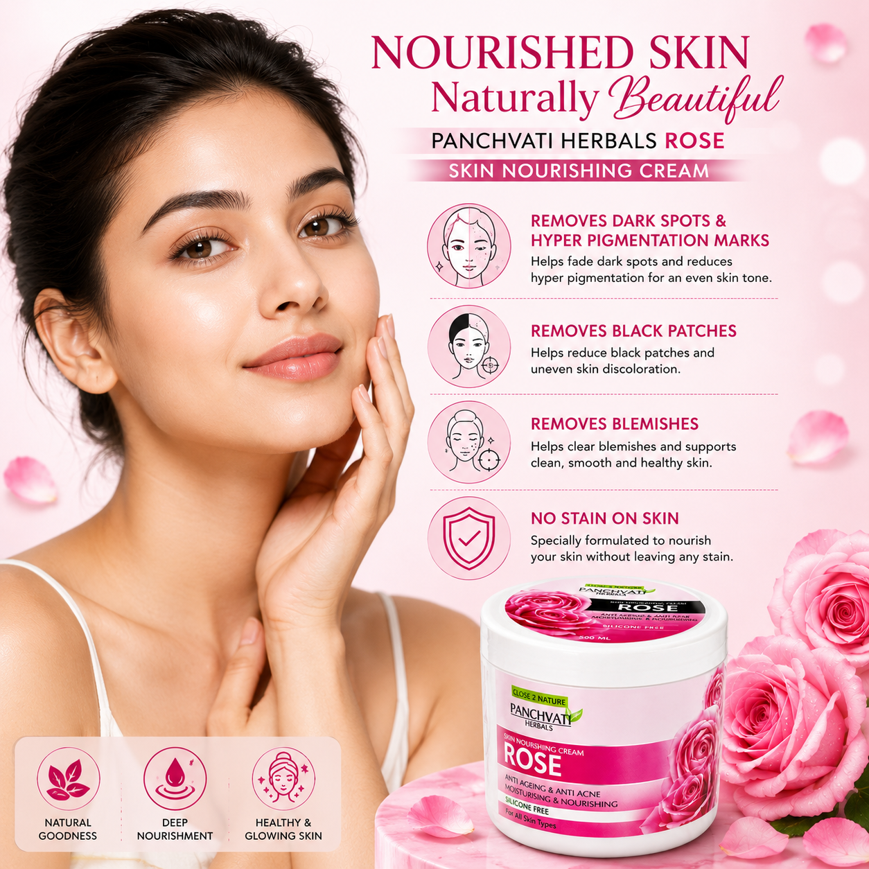 Rose Skin Nourishing Cream