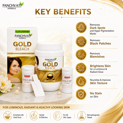 Gold Bleach 900 Gm For All Skin Type
