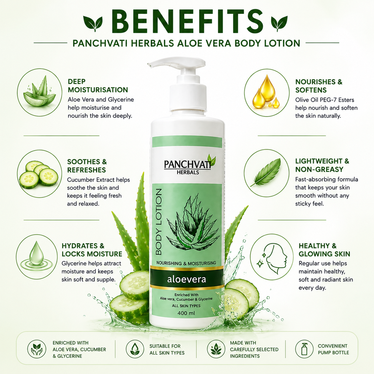 Aloe Vera Body Lotion 400 Ml