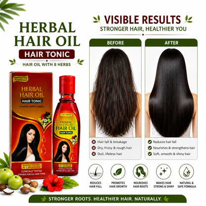 Herbal Hair Tonic Oil - 100ml (Pack of-2)