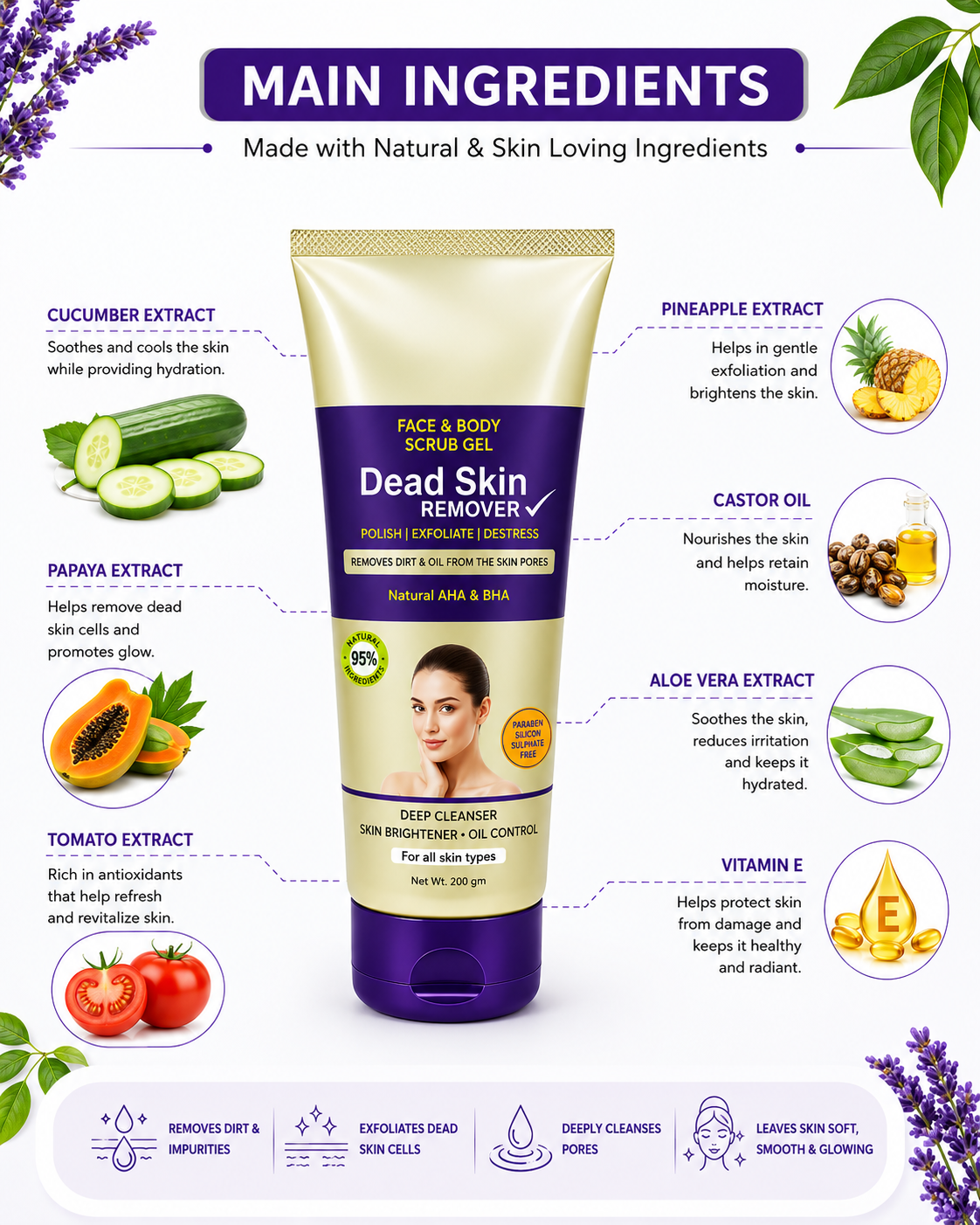 Dead Skin Remover: Powerful Exfoliator for Glowing Skin