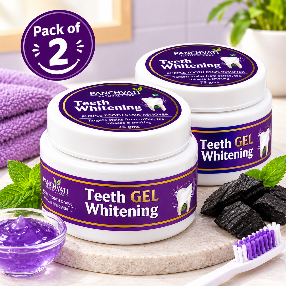 Purple Teeth Whitening Gel