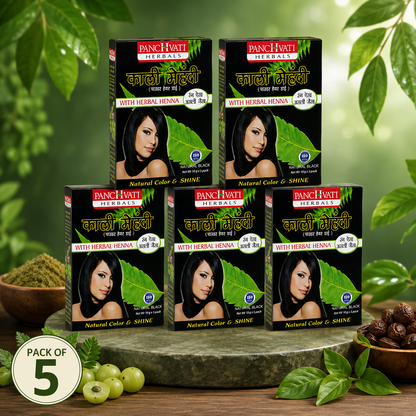 Henna Black Mehandi Pack of 5 (box)