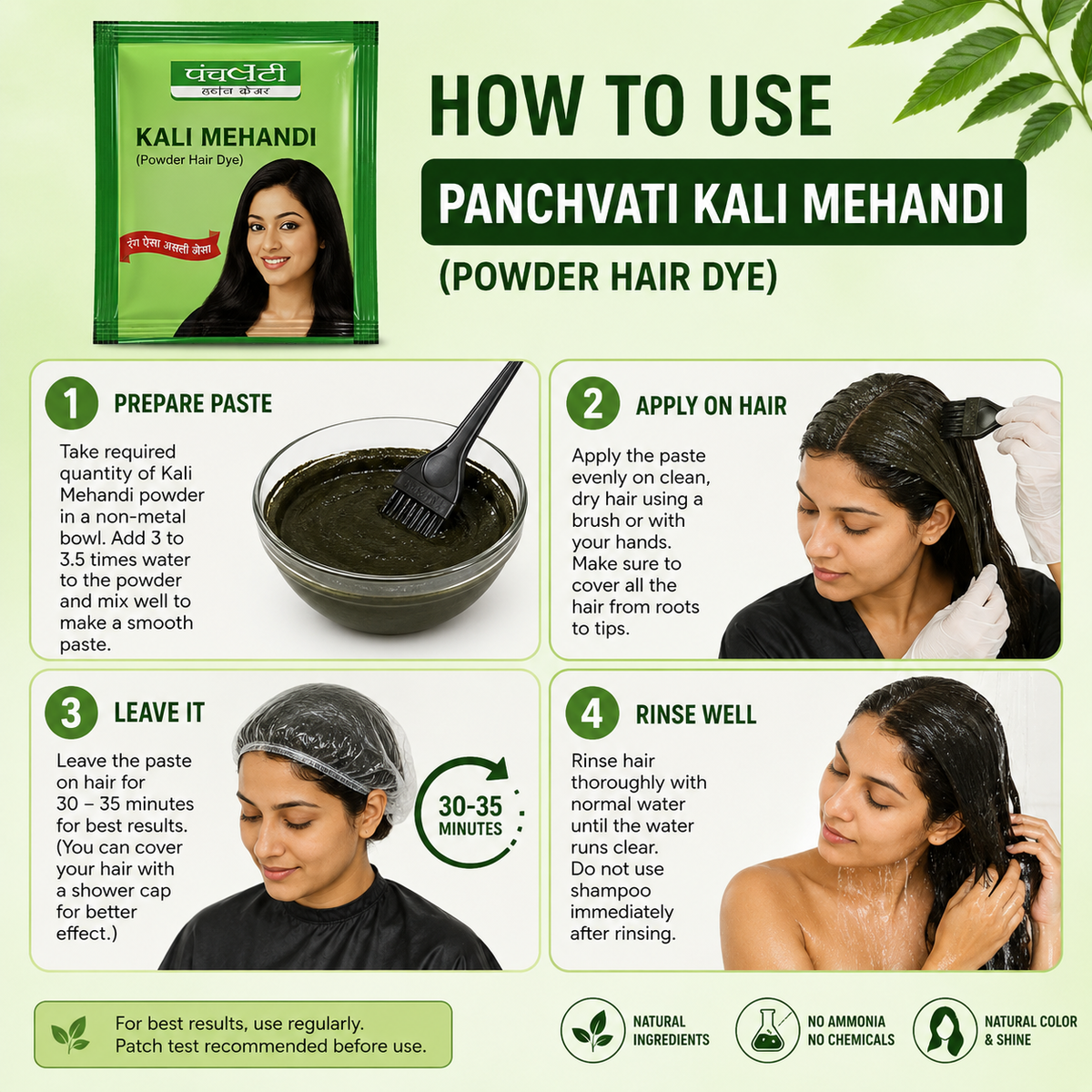 Henna Black Mehandi Pack of 5 (box)