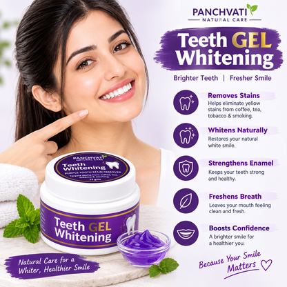 Instant Purple Teeth Whitening Gel 75 gm