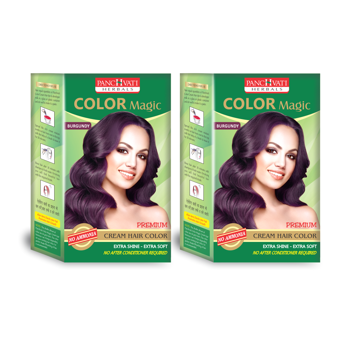 Premium Color Magic Hair Cream 100ml Pack of - 3