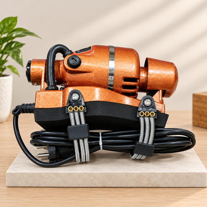 Panchvati Herbals Professional Finger & Hand Massager | Double-Speed Electric Therapy Machine | Relieves Hand Fatigue, Stress & Muscle Pain | Copper Color
