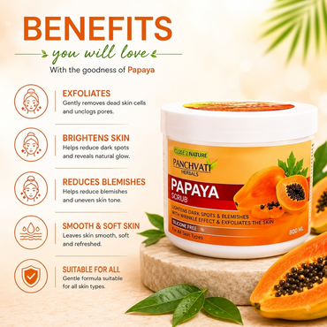 Regular papaya Scrub (800 Ml)
