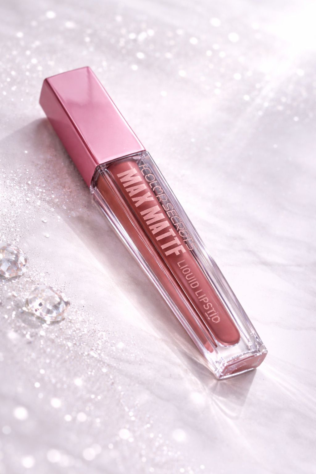Max Matte Liquid Lipstick – Long Lasting Waterproof Nude Pink Shade, Smudge-Proof & Transfer-Proof