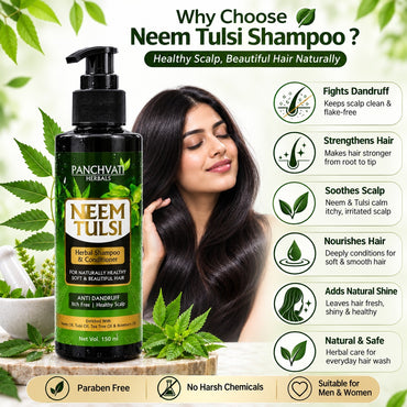 Neem Tulsi Herbal Shampoo - 150ml